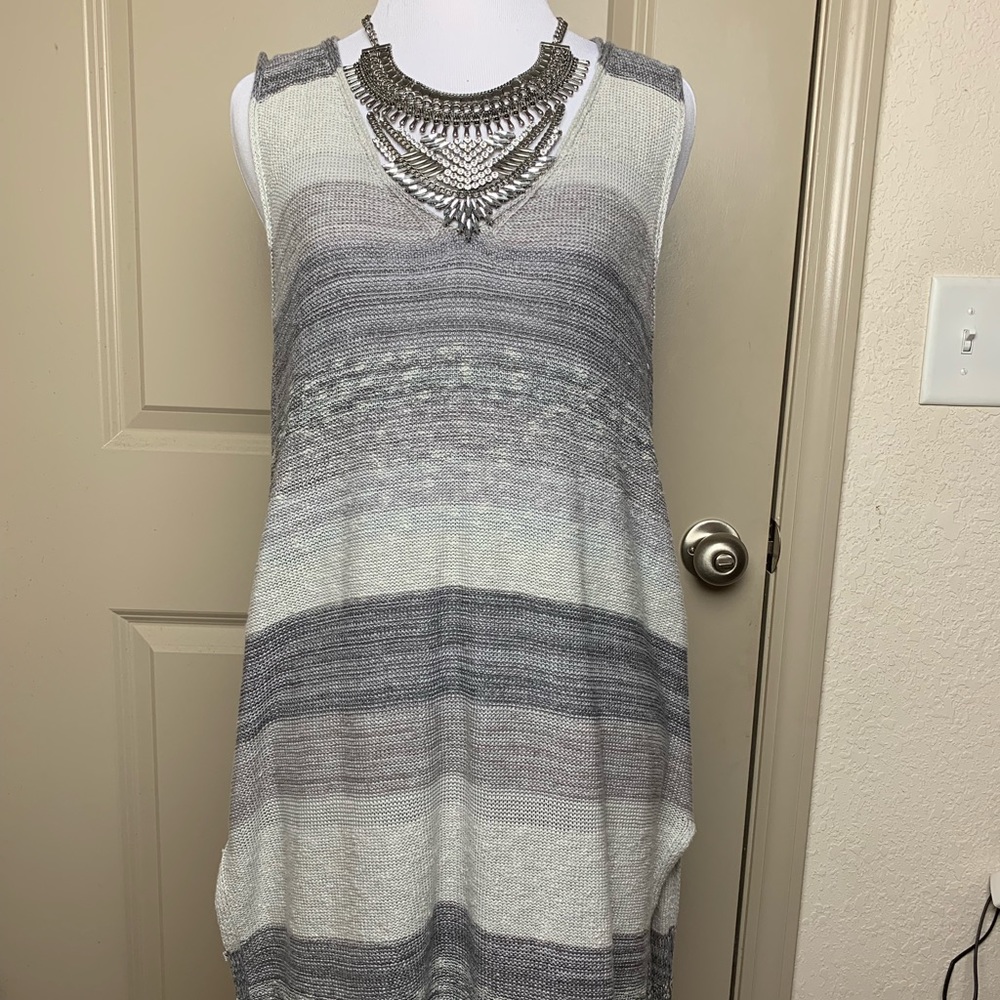 Free People Hooded Sweater Tunic